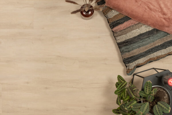 Floer Landhuis Click PVC Creme Eik sfeer topdown
