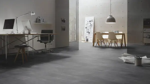 Floer Tegel PVC Vloer Beton Antraciet sfeer 3