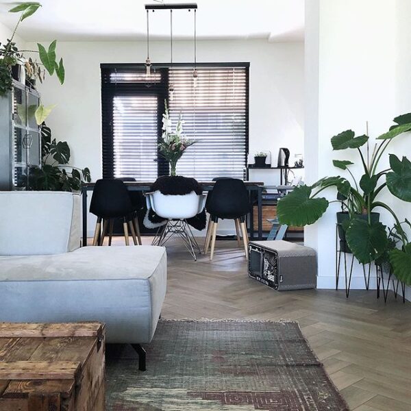 Floer Visgraat Click PVC Rijn Gerookt Wit Interieur