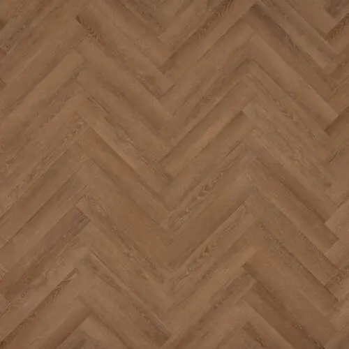 Floer Visgraat PVC Bruin Eiken product topdown