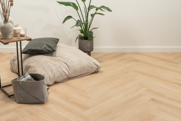 Floer Walvisgraat Click PVC Cetus Creme sfeer front zonderakupanel