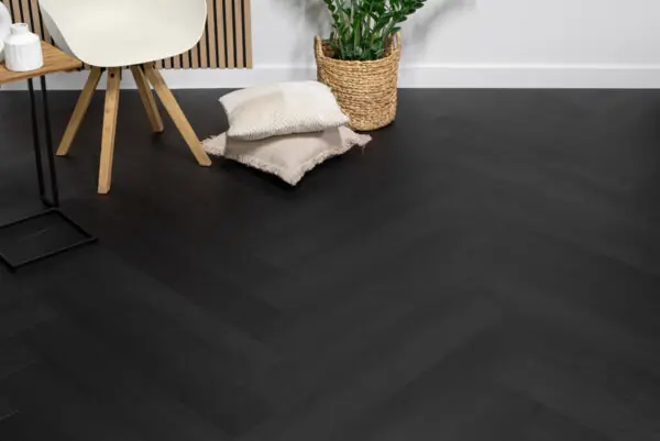 Floer Walvisgraat Click PVC Zwaardvis Zwart sfeer front boven