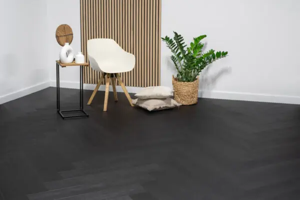 Floer Walvisgraat Click PVC Zwaardvis Zwart sfeer perspectief groot
