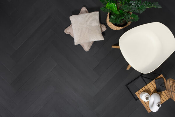 Floer Walvisgraat PVC Zwaardvis Zwart sfeer topdown groot