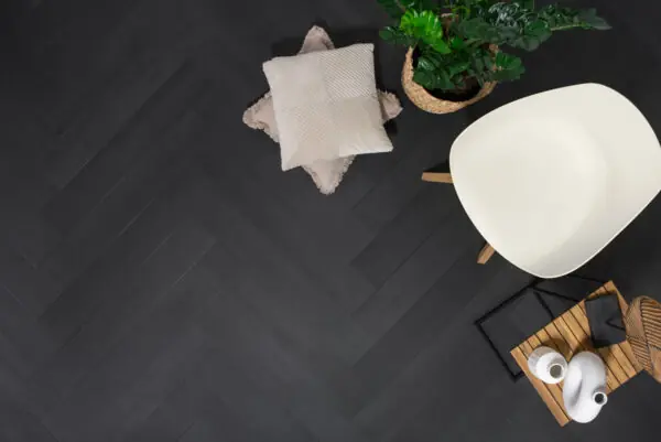 Floer Walvisgraat PVC Zwaardvis Zwart sfeer topdown groot